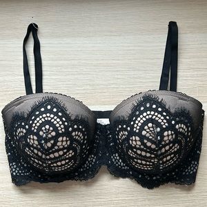 Dream Angels 32D Victoria Secret Bra, black lace
